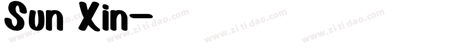 Sun Xin字体转换